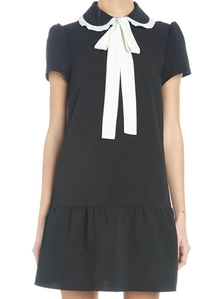 red valentino navy dress