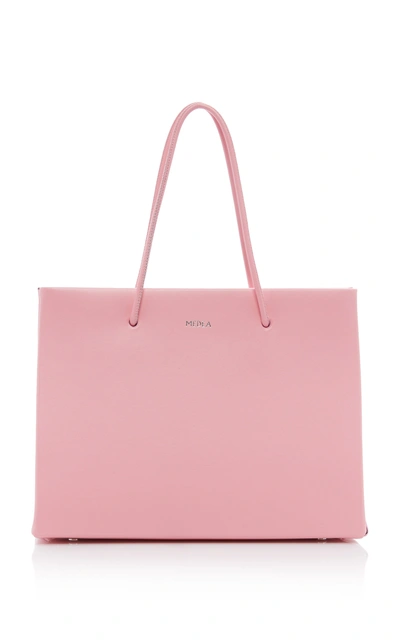 Shop Medea Sisters Hanna Prima Leather Bag  In Pink