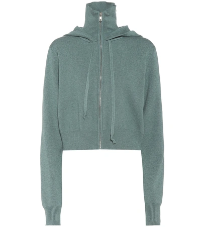 Shop Live The Process Knit Hoodie In Green