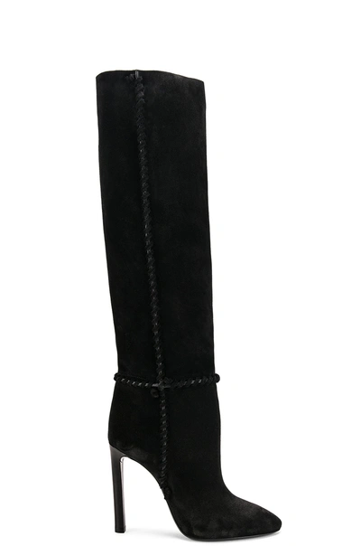Shop Saint Laurent Mica Boots In Black