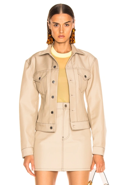 Shop Helmut Lang Femme Trucker Jacket In Tufa