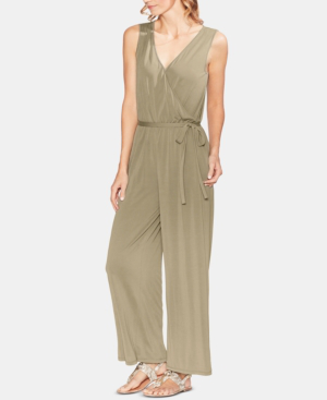 vince camuto tie waist jumpsuit