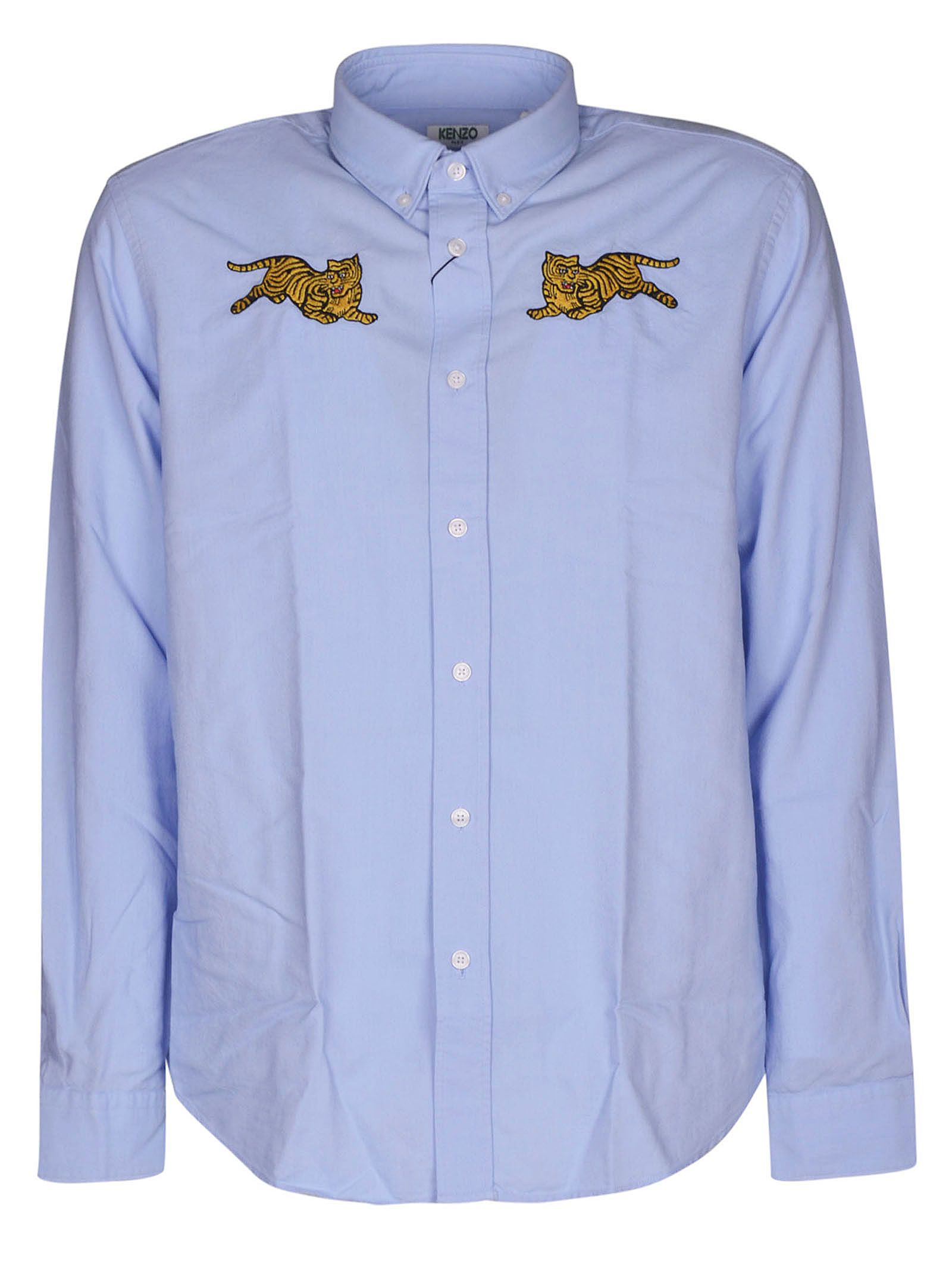 kenzo light blue shirt