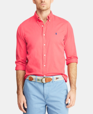 polo ralph lauren slim fit twill shirt