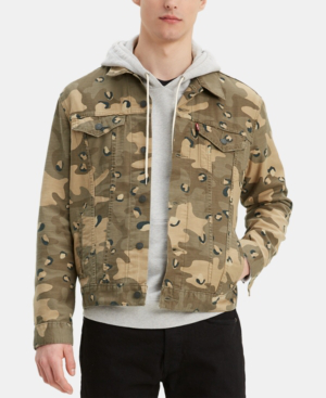 levi's camo jacket mens