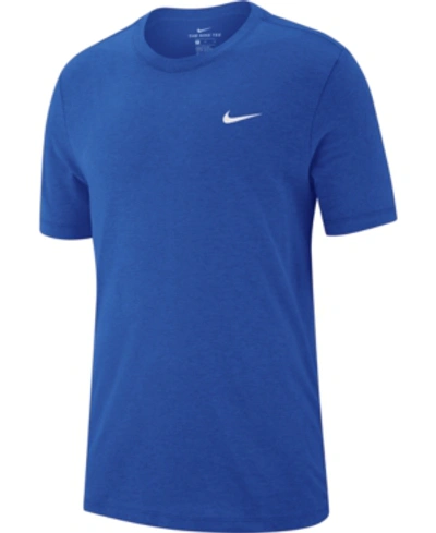 Shop Nike Men's Dri-fit Training T-shirt In Game Royal