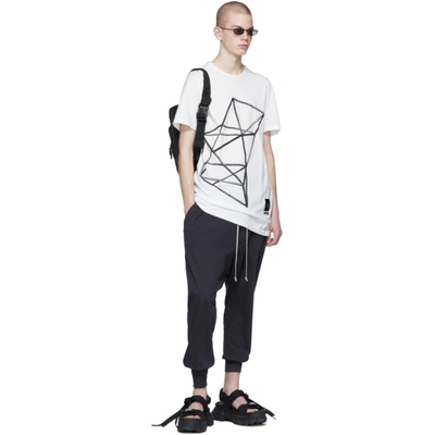 Shop Rick Owens Drkshdw Indigo Prisoner Drawstring Lounge Pants In Indigo 146