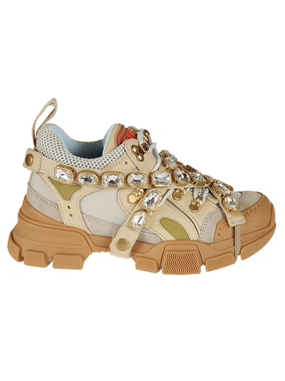 Shop Gucci Flashtrek Low-top Sneakers In M.w/oat/s.s/s.s/go/o
