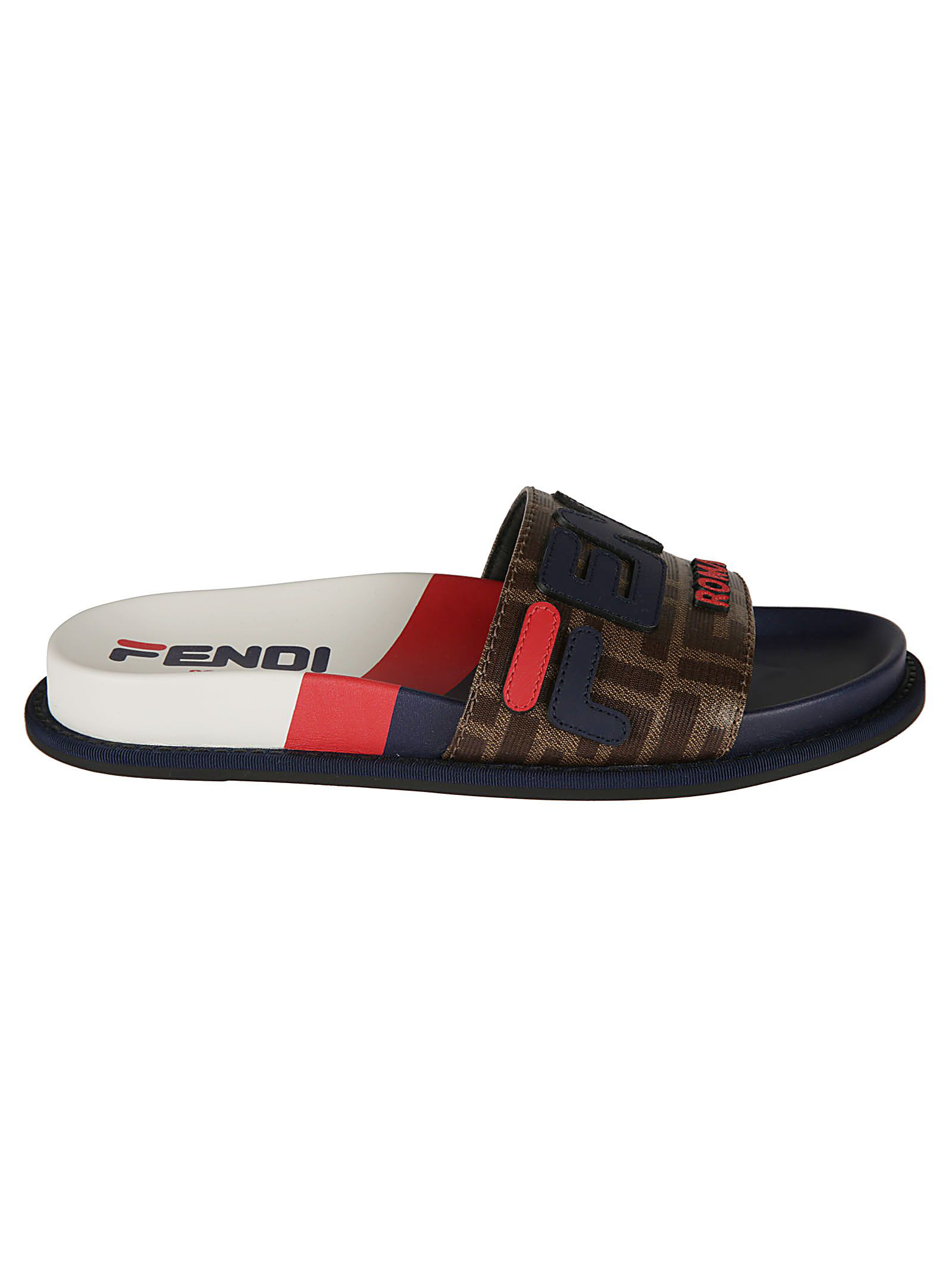 colorful fendi slides