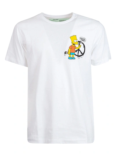 Shop Off-white The Simpsons T-shirt In White Multi
