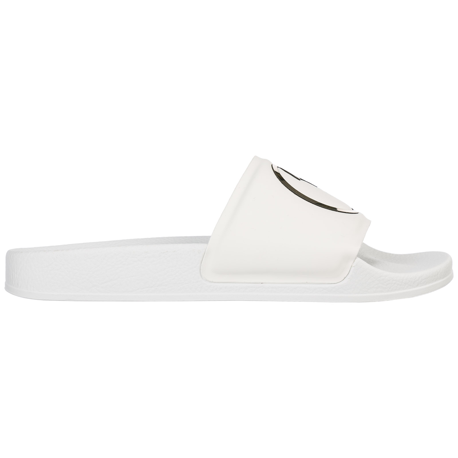 versace slippers white