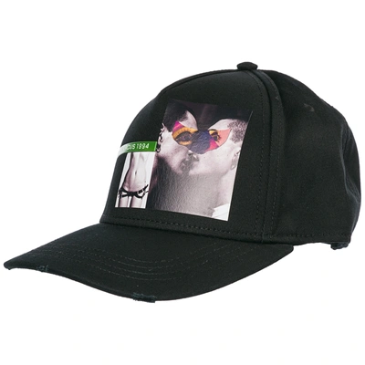 Shop Dsquared2 Adjustable Men's Cotton Hat Baseball Cap  Mert & Marcus In Black