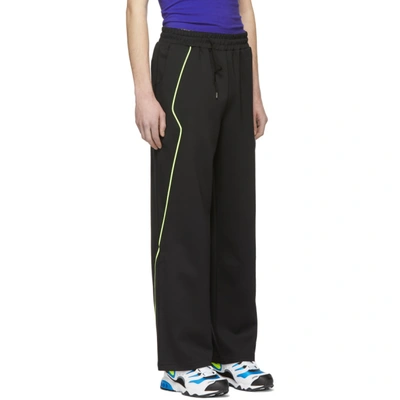 Shop Ader Error Black Thunder Track Pants In 1 Black