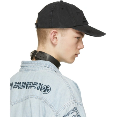 Vetements Black Saturday Weekday Cap In Saturday