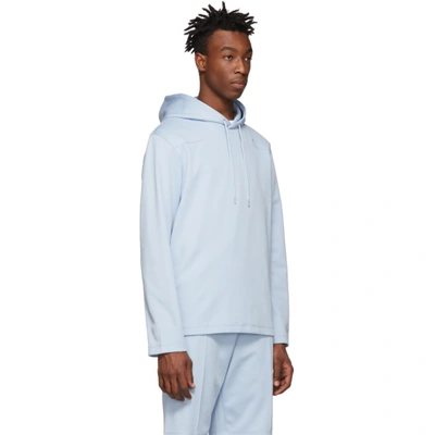 HELMUT LANG HELMUT LANG BLUE FISHTAIL HOODIE 