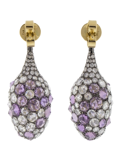 Shop Arunashi Santiago Villanuea Earrings In Blkgold