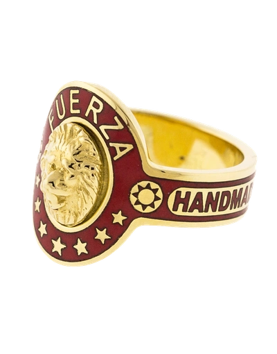 Shop Foundrae Strength Cigar Band Ring In Ylwgold