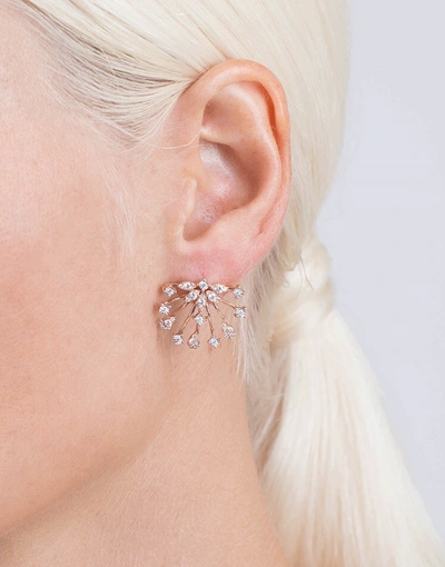 Shop Dana Rebecca Designs Diamond Earrings In Rosegold