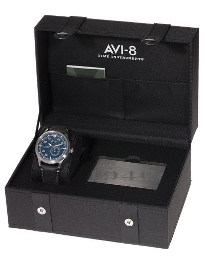 Shop Avi-8 Flyboy Centenary Watch In Black