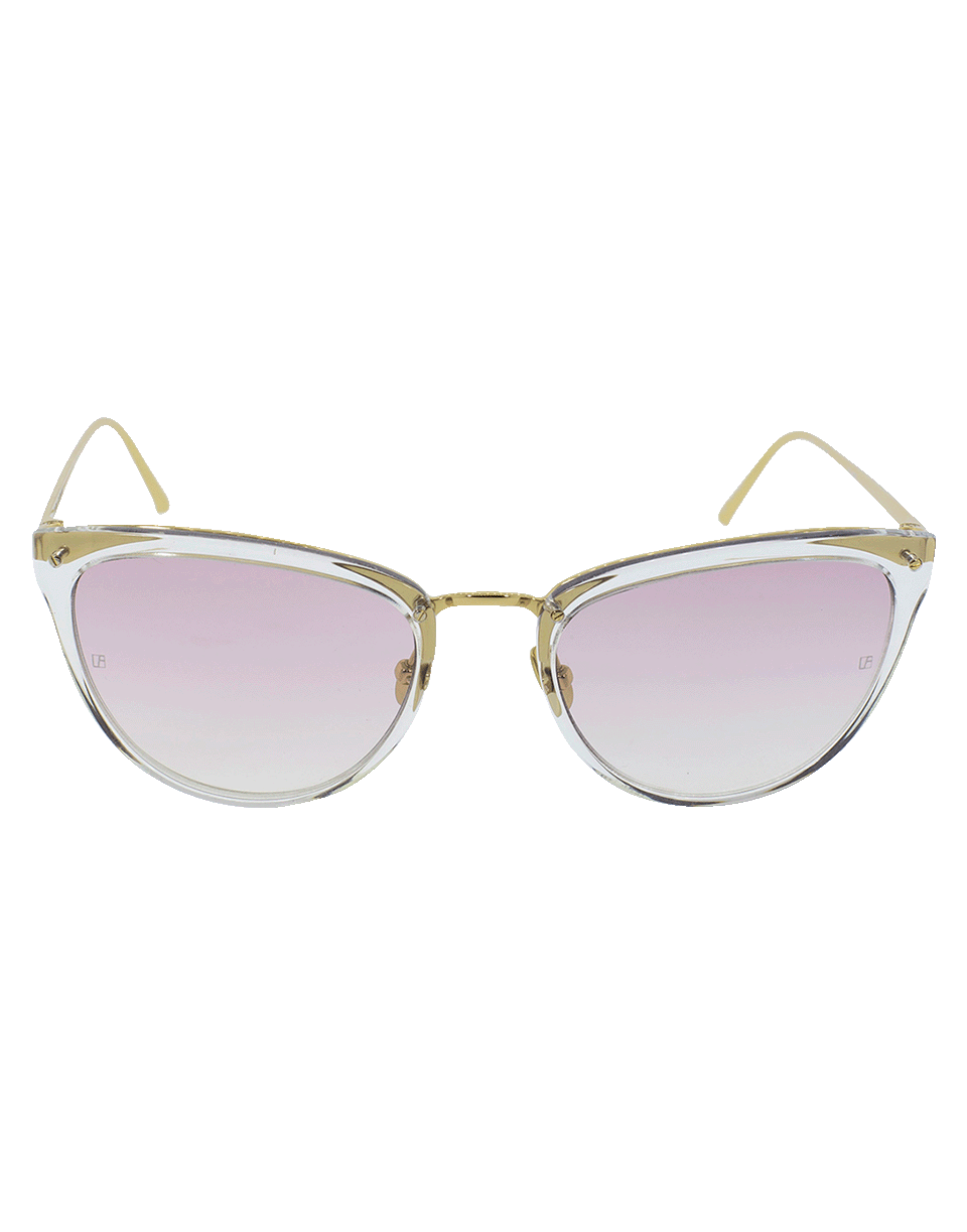linda farrow cat eye sunglasses
