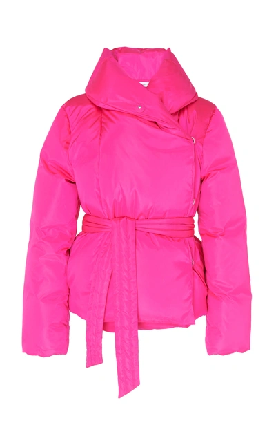 Shop Saks Potts Bubble Shawl-collar Puffer Jacket In Pink