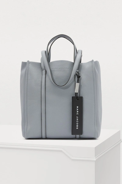 Shop Marc Jacobs The Tag Tote 27" Tote Bag" In Rock Grey