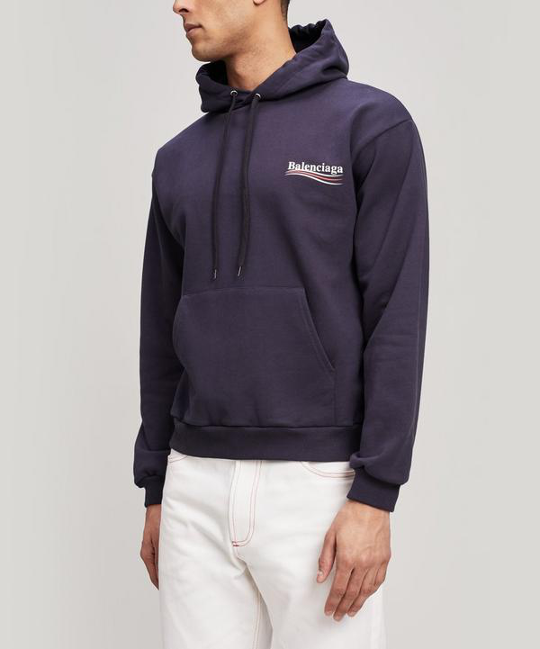 navy balenciaga hoodie