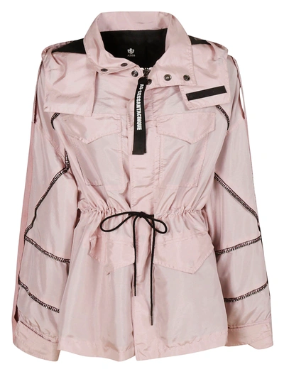 Shop As65 Multiple Pocket Detail Jacket In Pale Pink
