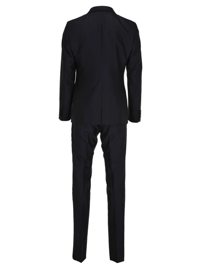 Shop Dolce & Gabbana Tuxedo Suit In Blue