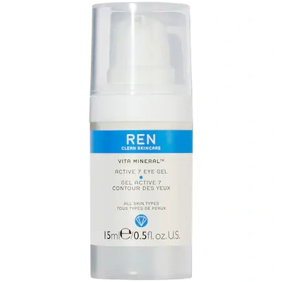 Shop Ren Clean Skincare Vita Mineral&trade; Active 7 Eye Gel 0.5 oz/ 15 ml