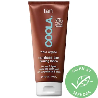 Shop Coola Sunless Tan Firming Self Tanner Lotion With Shea Butter And Caffeine 6 oz / 177 ml