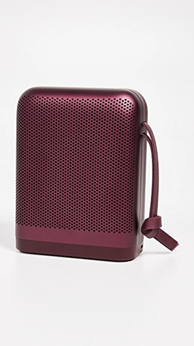 Shop Bang & Olufsen B&o Play P6 Wireless Bluetooth Speaker In Dark Plum