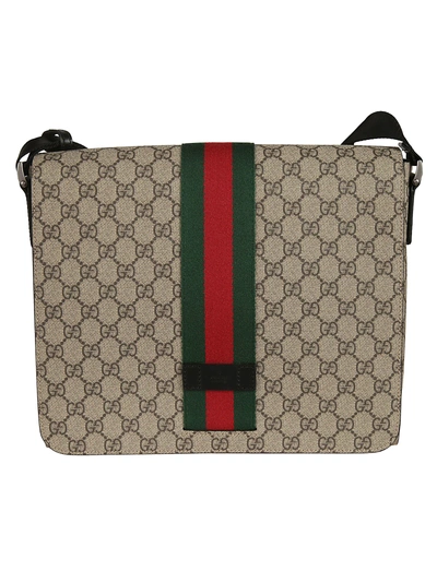 Shop Gucci Gg Supreme Shoulder Bag In Multicolor