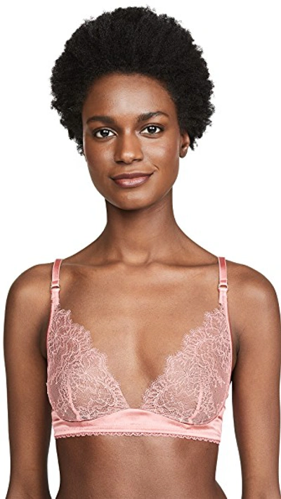 Shop Stella Mccartney Gigi Giggling Triangle Bra In Pink