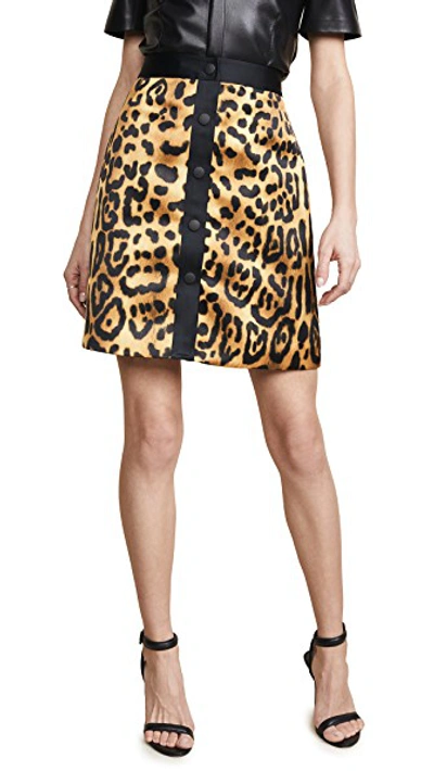 Shop Adam Lippes A Line Miniskirt In Jaguar