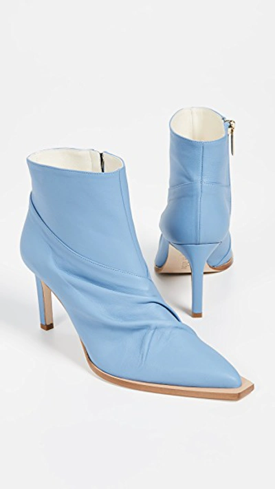 Shop Tibi Cato Glove Booties In Powder Blue