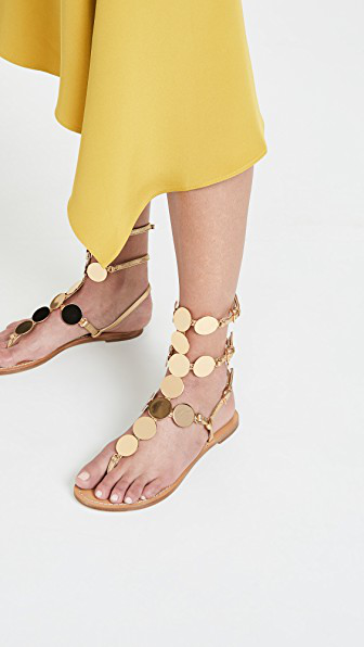 tory burch patos disk gladiator sandal