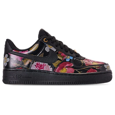 Shop Nike Women's Air Force 1 '07 Lxx Casual Shoes In Black Size 6.5 Leather