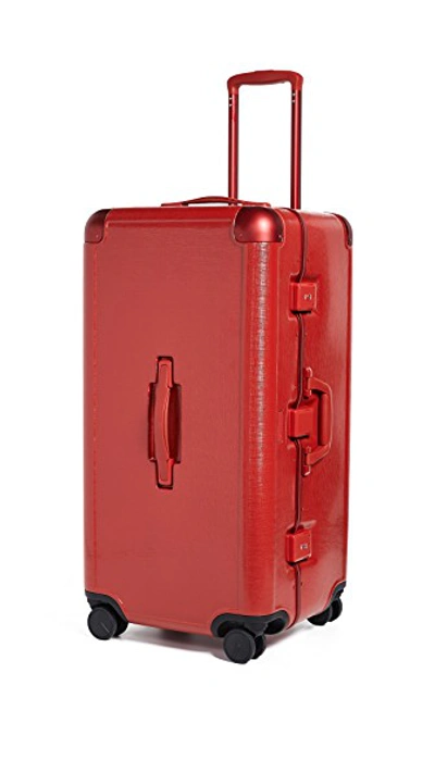 Shop Calpak X Jen Atkin Trunk Luggage In Red