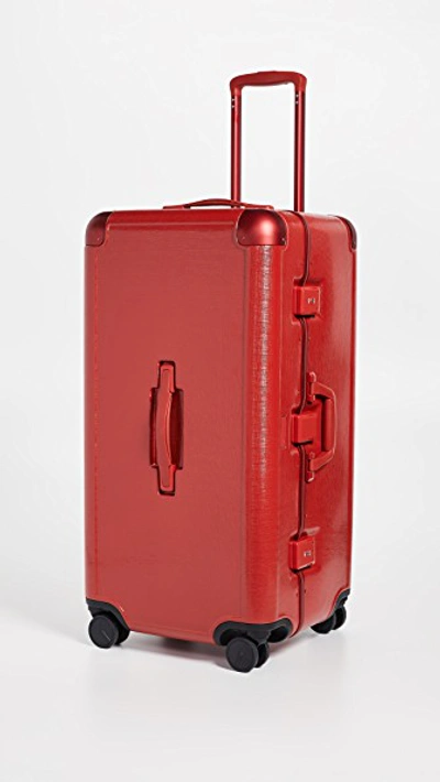 Shop Calpak X Jen Atkin Trunk Luggage In Red