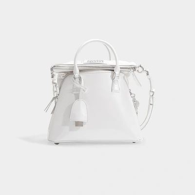 Shop Maison Margiela | 5ac Bag In White Calfskin
