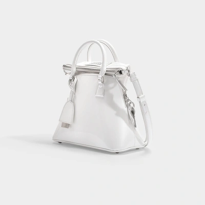 Shop Maison Margiela | 5ac Bag In White Calfskin