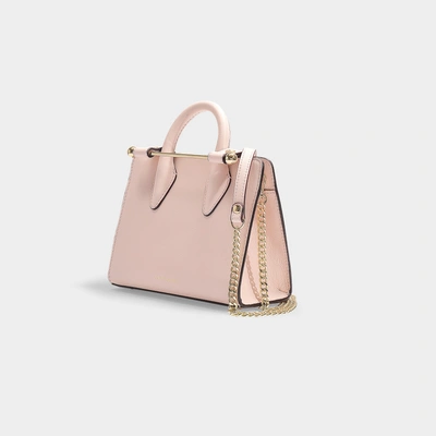 Shop Strathberry The  Nano Tote In Baby Pink Leather