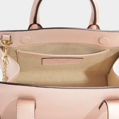 Shop Strathberry The  Nano Tote In Baby Pink Leather