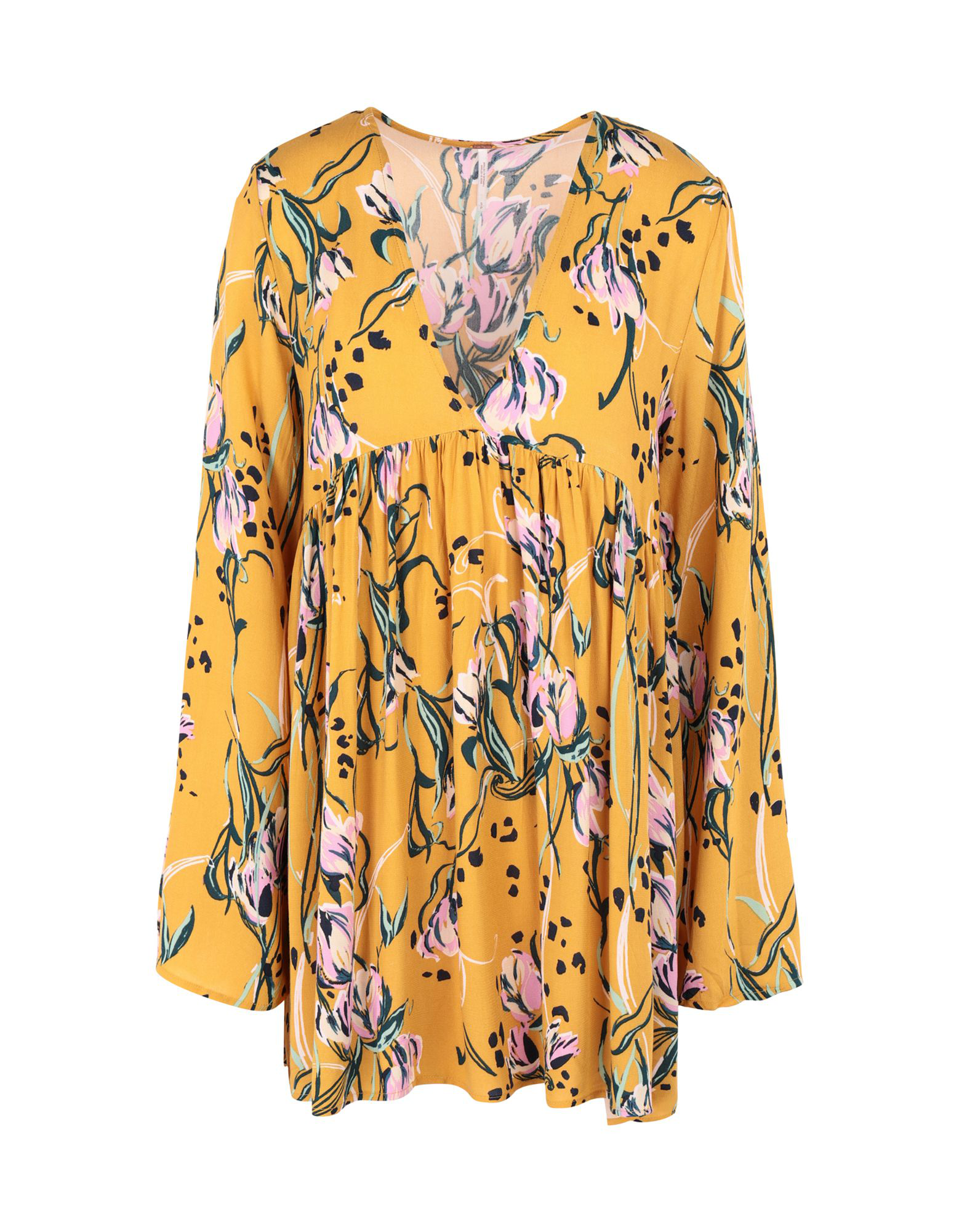 free people yellow blouse