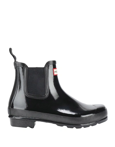 Shop Hunter Ankle Boots In Black