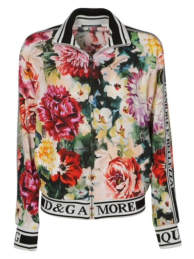 Shop Dolce & Gabbana Dolce E Gabbana Sweatshirt In Papaveri Fdo Nero