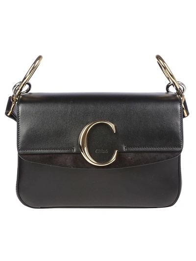 Shop Chloé Chloe Shoulder Bag In Black