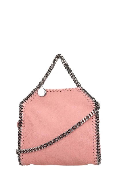 Shop Stella Mccartney Tiny Falabella Shoulder Bag In Rose-pink