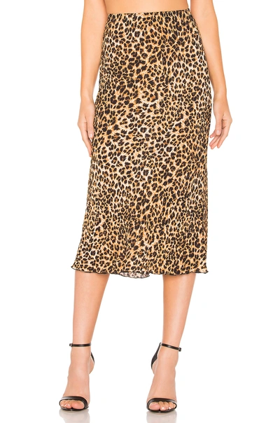 Shop Nanushka Zarina Skirt In Ocelot